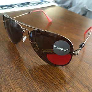 Polarized Aviator Sunglasses Foldable Travel